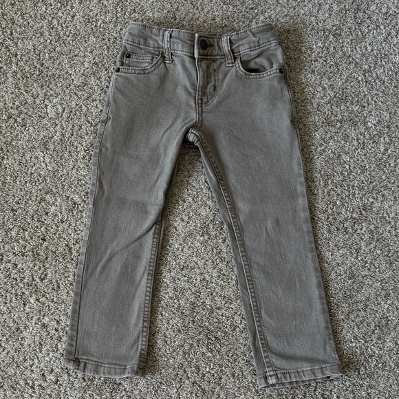EUC/ Like New- Cat & Jack Toddler Boys super-stretch slim fit Jeans denim sz 4 - Picture 1 of 9
